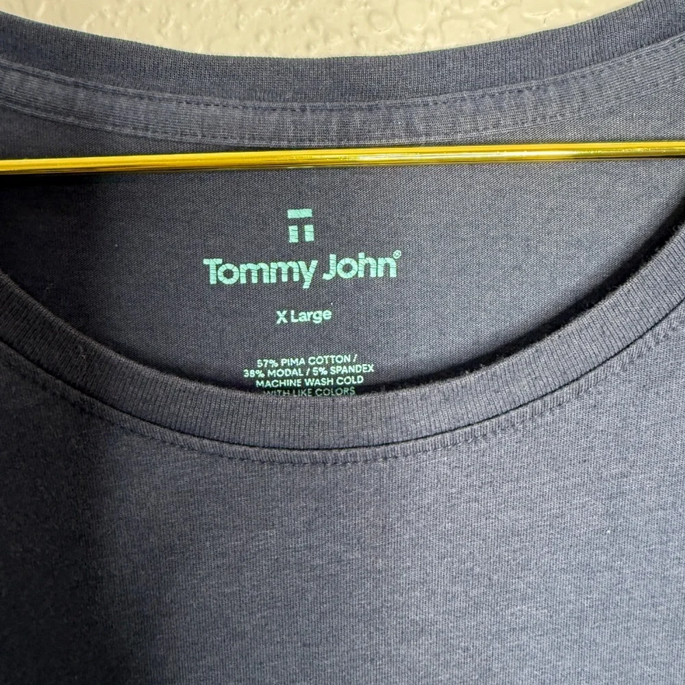 Pre-Owne Men's Tommy John second skin crew neck soft t-shirt size X-Large - Picture 4 of 6